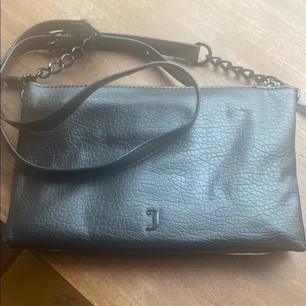 Elegant Black Leather Shoulder Bag